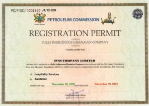 Petroleum Commission Registration Permit